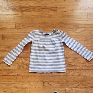 Striped Gray Kids Shirt